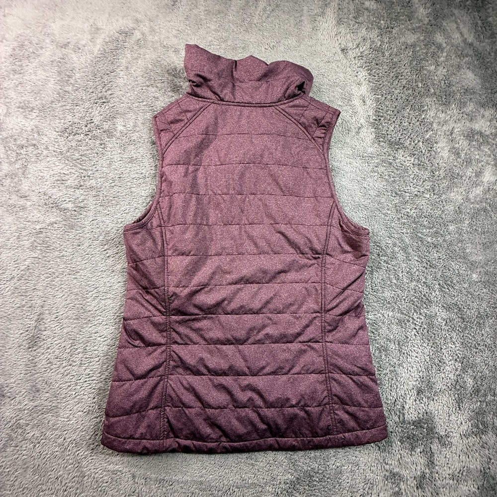 Columbia Women's M Purple Insulated Puffer Vest Sleeveless Zip Mock Neck - Picture 3 of 7